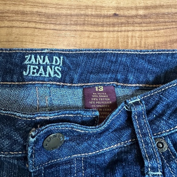 Zana Di Dark Blue Flare Jeans - Picture 5 of 7